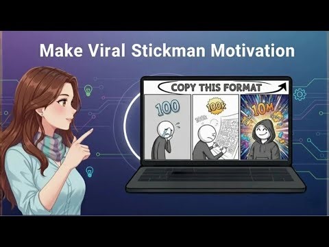 How to Make Viral Stickman Motivation Videos with AI 🤖🔥 (FREE Method)
