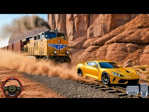 3x3 Extreme Car Race and Deadly Stunt | Car race on mega ramp | Car Race game