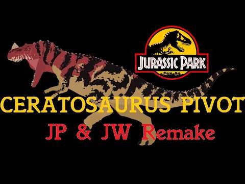Pivot Ceratosaurus JP & JW Remake - Stick Figure Animation Pivot Animator 5 #pivotanimator #dinosaur
