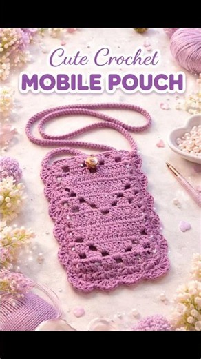 ✨ This Handmade Phone Pouch Is Too Cute! 😍