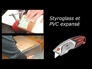 How to cut a sheet of plexiglass with a utility knife (tutorial for styroglass or expanded and pr...