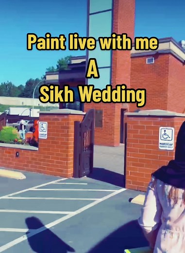 First Sikh Wedding Live Painting Experience in Vancouver
