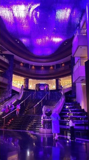 Stunning lighting at Crown Casino - satisfying Melbourne walking tour 👌