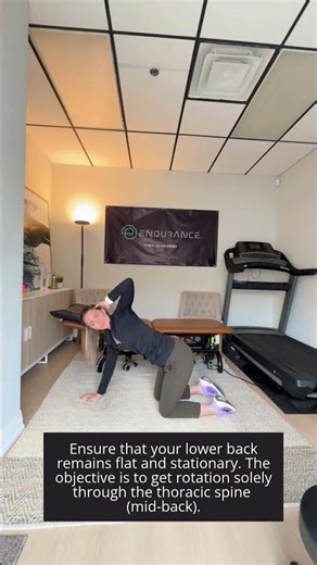 Thoracic Trunk Rotation (On All Fours) | Mobility | Endurance Therapeutics
