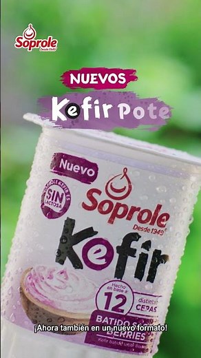 Nuevo Kéfir de Soprole en pote ¡Trozos y Batido!