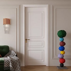 [Hot Item] WPC Polymer Door Mat White Painting WPC Door with Width Slots