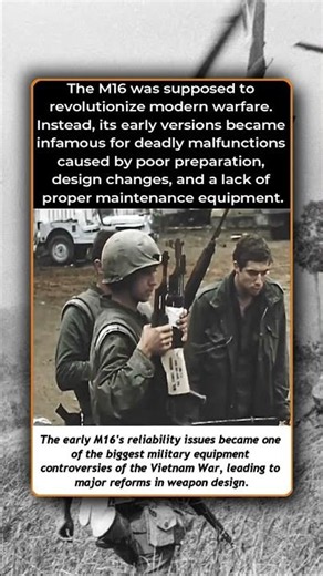 How the M16 Went From Failure to Legend #wwe #ww2 #war #history