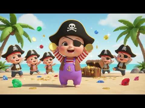 The Pirate Treasure Song for Kids | Fun Nursery Rhymes, Baby Songs & Ocean Adventure Learning Video