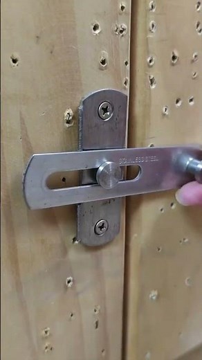 Easy DIY Installation Of Stainless Steel Sliding Door Latch
