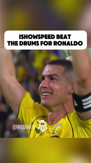 Ishowspeed Beat The Drums For Ronaldo