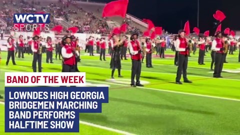 WCTV Band of the Week: Lowndes High Georgia Bridgemen Marching Band performs halftime show