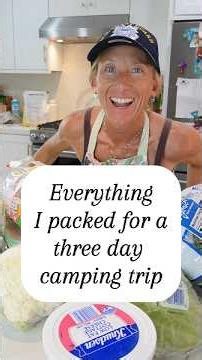How I Pack 3 Days of Healthy Meals for Camping! 🥓🔥 (No Junk, Easy Prep)