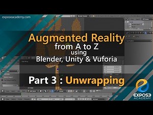 Augmented Reality from A to Z using Blender, Unity and Vuforia | part 3 : Unwrapping