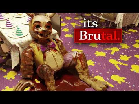 THIS FNAF GAME DID NOT HOLD BACK | Forgotten at fredbears Full Game