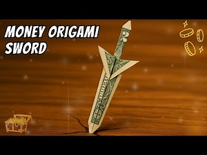 Money Origami Sword 🗡️💵 – Epic Dollar Bill Fold for Beginners!