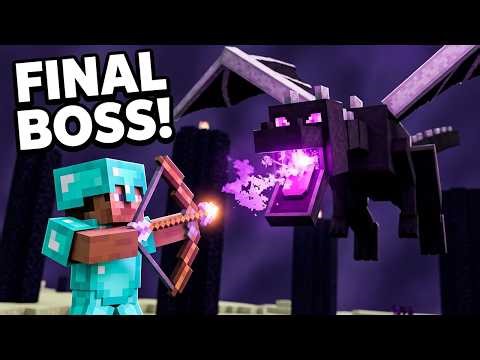 The Final Boss Battle | Ender Dragon Fight in Minecraft