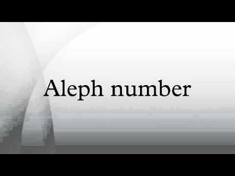 Aleph number