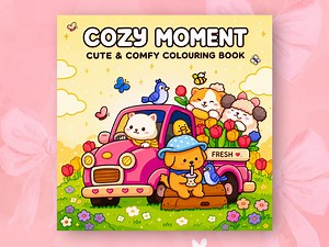 Cozy Moments Coloring Book Cute Cozy Coloring Pages for Adults Relaxing Comfy Days Coloring Book Printable PDF Kawaii Easy Coloring Pages - Etsy