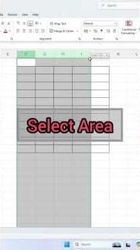 MS Excel new tips and trick | use merge across in Excel #short