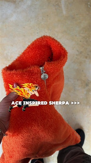 Fire Fist Ace Inspired Sherpa Pre-Order Oct 21 7pm CT