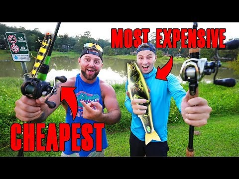 Most Expensive vs. Cheap Fishing Lures Tournament (1v1)