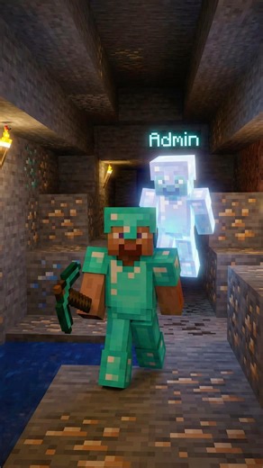 WHEN YOU'RE SO LUCKY THAT THE ADMIN WANTS TO BANN YOU 🧐 #shorts #minecraft