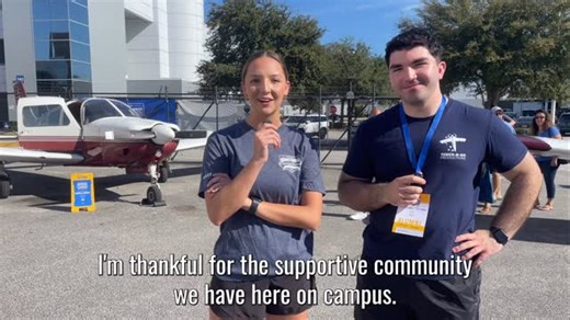 Embry-Riddle Alumni Engagement on Instagram: "As Eagles, we have a lot to be thankful for. Especially the people who make this community so special! Today and every day, we’re thankful for you. Happy Thanksgiving! 💛💙 #GoERAU"