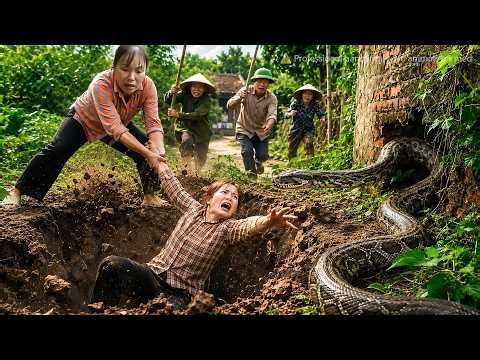 72 Hours Emergency: Girl Falls Into A Pit And Faces Deadly Danger From A Giant Python!