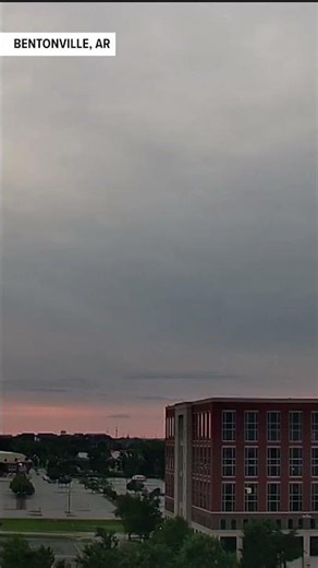 Stunning sunrise in Bentonville this morning
