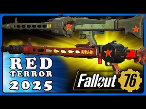 Fallout 76: Unique LMG Red Terror 2025 Guide - The Forgotten MVP - Best Non Vats Heavy.