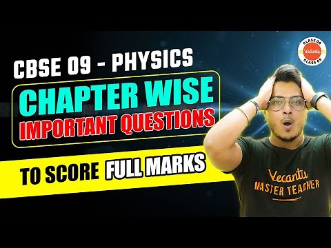 Class 9 Physics Important Questions to Score Full Marks | CBSE 2024 Science Chapter Wise