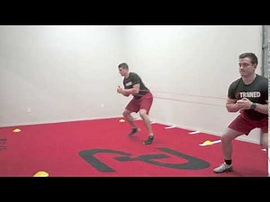 Anti Rotation Band Resisted Shuffle Deceleration