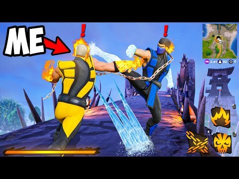 I Pretended To Be BOSS Scorpion In Fortnite!
