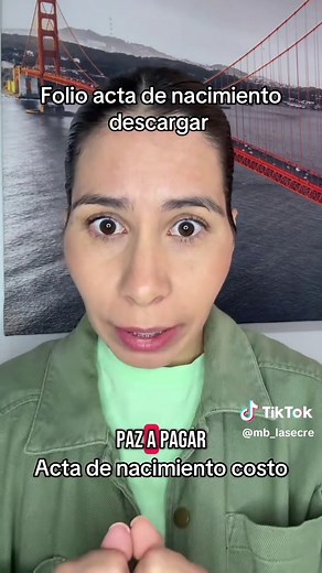 Cómo descargar el Folio del Acta de Nacimiento
