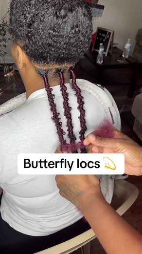 #viral #butterflylocs #springtwist #distressedlocs #butterflylocstutorial