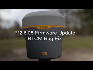 R12 6.05 Firmware update, RTCM Bug Fix