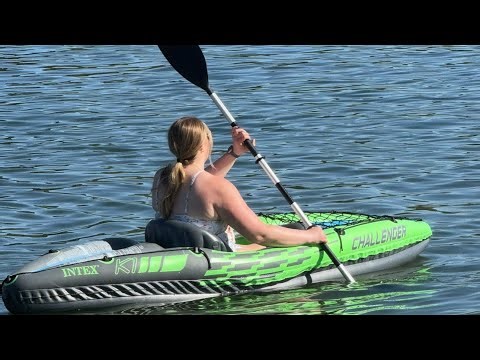 How easy does this Inflatable Kayak set up & tear down? Watch us test it out