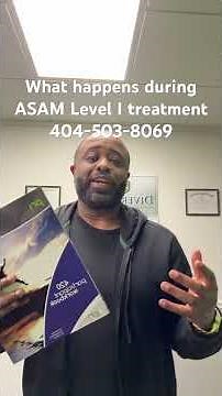 What happens during ASAM Level 1 treatment #asam #asamlevel1