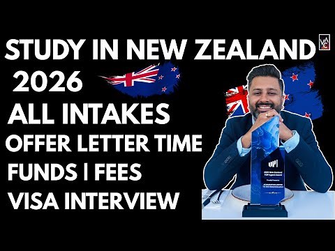 Study in New Zealand 2026 | All Intakes | Best Colleges & Universities | FUNDS | Interview | Spouse