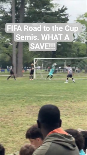 Unreal save in a FIFA semifinal. Clean Sheet Xavi is goated! #soccer #goalkeeper #soccerhighlights
