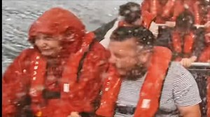 802K views · 15K reactions | I took Chrissy on a scenic boat ride around Sydney Harbour. She thought it was a sit down steam boat with wine and cheese…..it wasn’t. Huge thanks to Oz Jet Boating Listen to our podcast We Will Always Have…for the moment Chrissy realises what we are doing and also the aftermath. | Christian Hull | Facebook