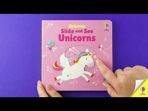 Slide and See Unicorns - early learning skills for babies and toddlers