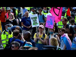 Extinction Rebellion protesters block London's West End