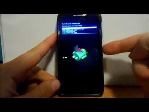 Droid Razr Maxx how to Reset a frozen screen, stock recovery, and enter boot mode
