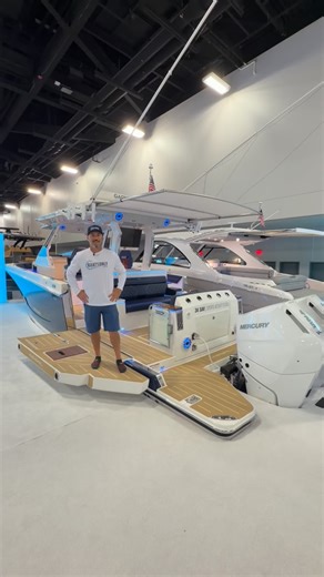 Behold, the highly anticipated @regalboats 34 SAV. You can tell that they spent some time on this layout, because there’s nothing I would change on it. They didn’t spectacular job on the layout, maximizing the length and beam without crowding any of the spaces. Let us know what your thoughts are and make sure to come see this here at the @miamiboatshow. | Center Consoles Only
