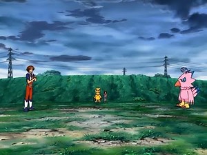 Marcus Daimon vs Biyomon | Digimon Data Esquad | Latino | HD