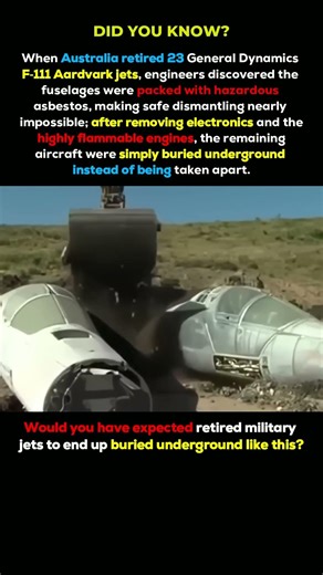Why Australia Buried 23 Military Jets Underground Instead of Scrapping Them #shorts #history