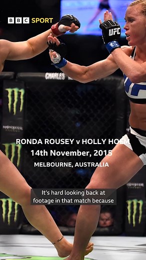 Ronda Rousey says she was suffering from ‘a neurological injury, decades in the making’ during her 2015 fight with Holly Holm, hiding similar injuries and concussions during her run as UFC bantamweight champion. #BBCMMA #MMA #UFC #RondaRousey | BBC Sport