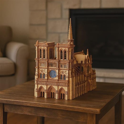 3D Wood Puzzle Notre Dame De Paris – DIY Architecture - Etsy Australia