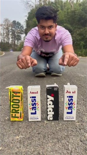 Apple & Frooti Juice Vs Amul Lassi Unboxing 😍